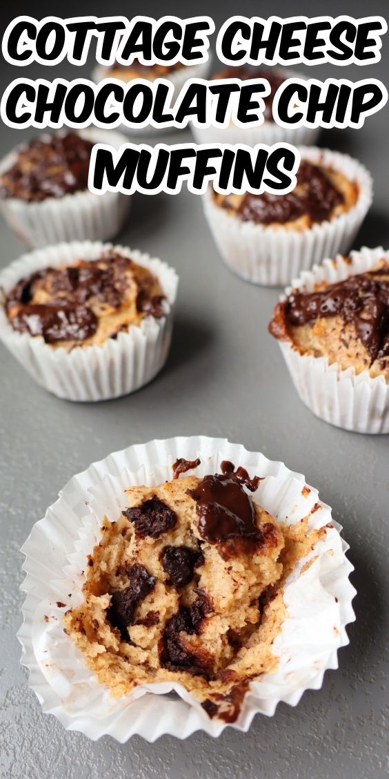 COTTAGCE CHEESE CHOCOLATE CHIP MUFFINS