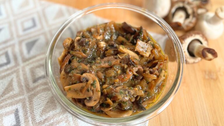 Caramelized Onion and Mushroom for Steaks and Burgers [Recipe]