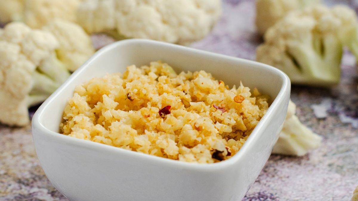 Cauliflower Rice with Cheese