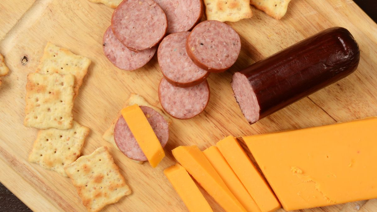 Cheddar for Salami and Crackers