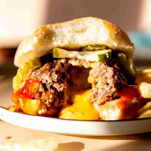 Cheese Stuffed Burgers 5