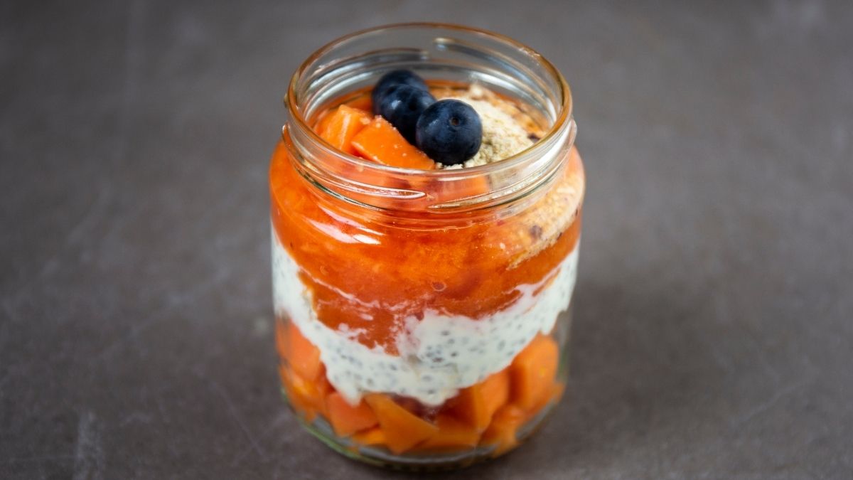 Chia Pudding with Papaya