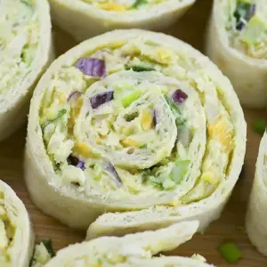 Chicken Avocado Salad Rollups recipe 1