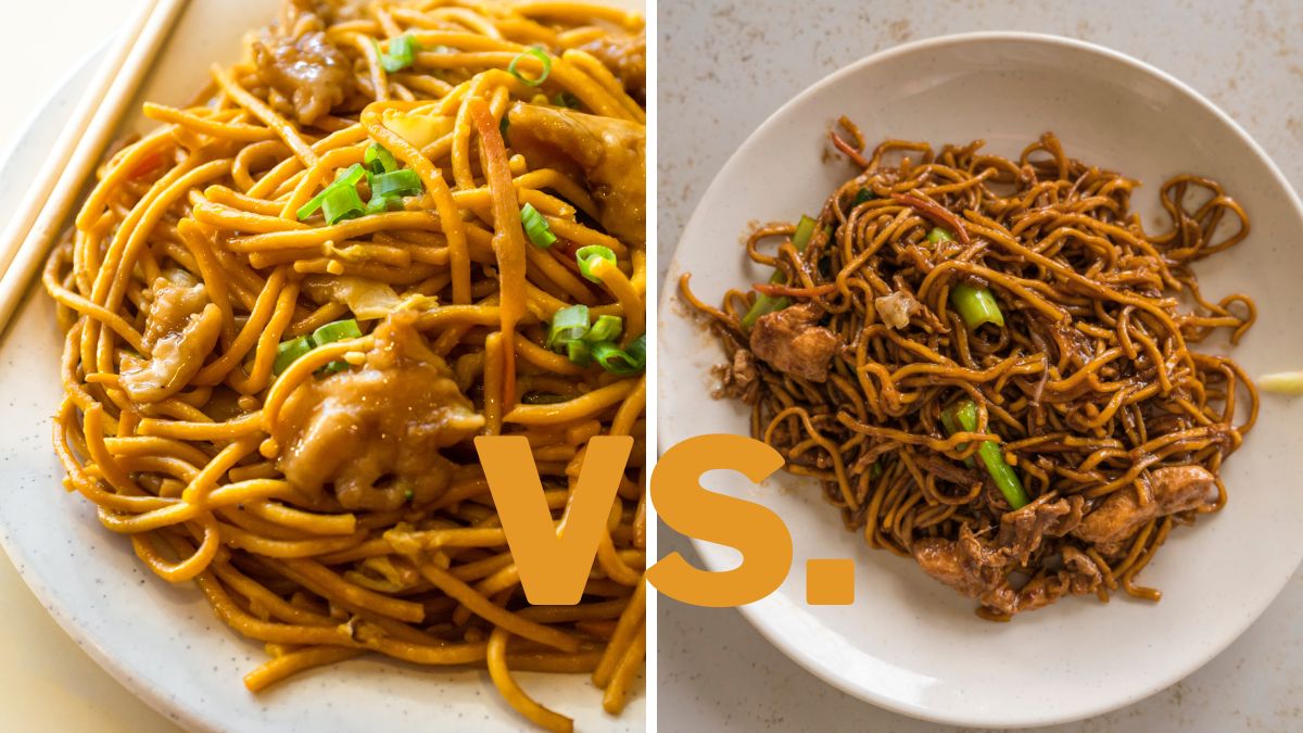 Chicken Lo Mein vs. Chow Mein