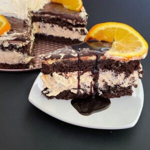 Chocolate Cake with Orange Frosting [Recipe]