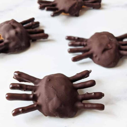 Chocolate Peanut Butter Spiders 8 720