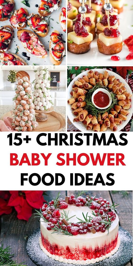 Christmas Baby Shower Food Table Recipes