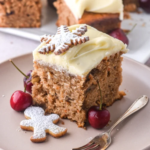 Christmas Carrot Sheet Cake 1 2