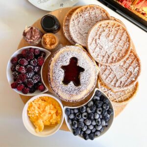 Christmas Themed Breakfast Charcuterie Board