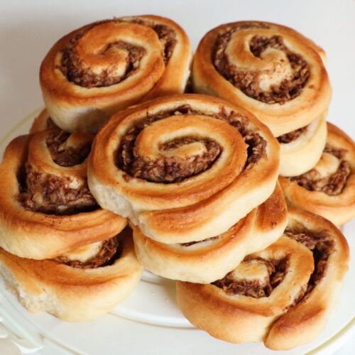 Cinnamon Rolls with Apple Pie Filling