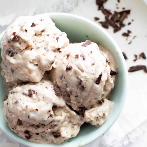 Coconut Chocolate Chip Healthy Vegan Ice Cream Recipe Paleo Homemade Dairy Free 2