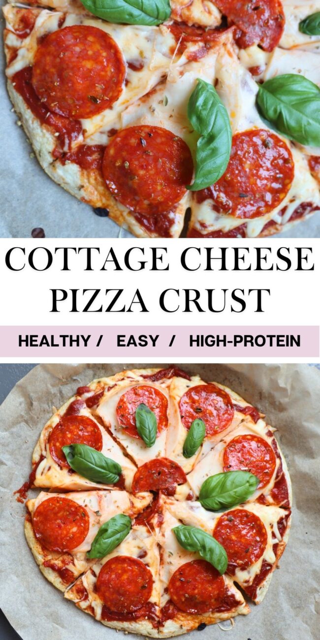 Cottage Cheese pizza Crust healthy high protein recipe