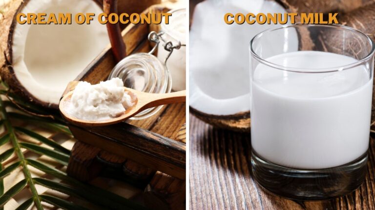 Cream of Coconut vs. Coconut Milk: Differences