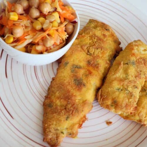 Crisp Cornmeal Fish from the Oven