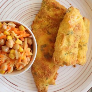 Crisp Cornmeal Fish from the Oven