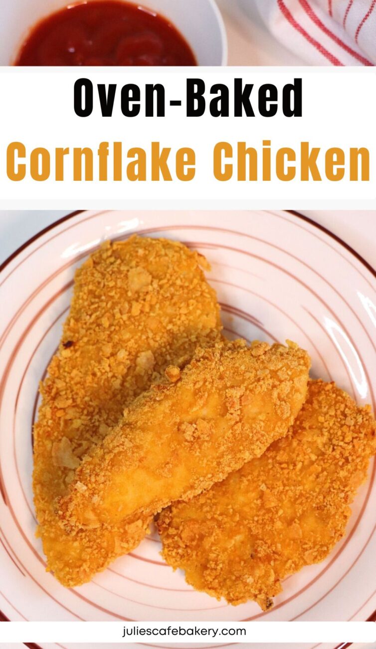 Crispy Cornflake Oven Baked Chicken