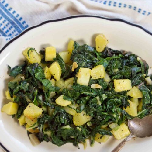 Croatian Swiss Chard with Potatoes
