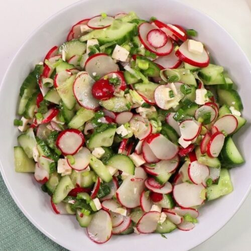 Cucumber Salad with Radish