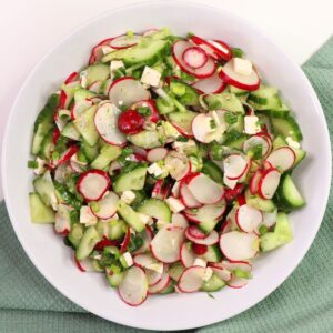 how to make Cucumber Salad with Radish