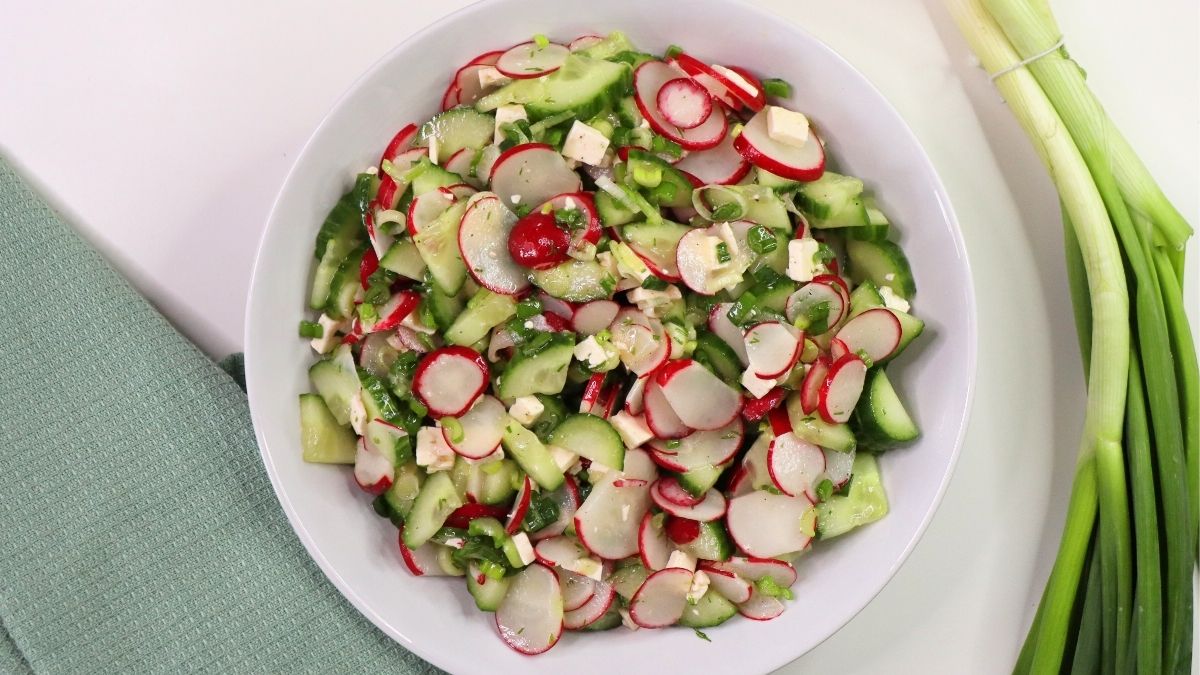 Cucumber Salad with Radish