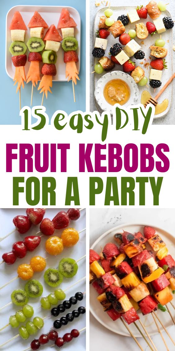 DIY Fruit Kabobs for Party