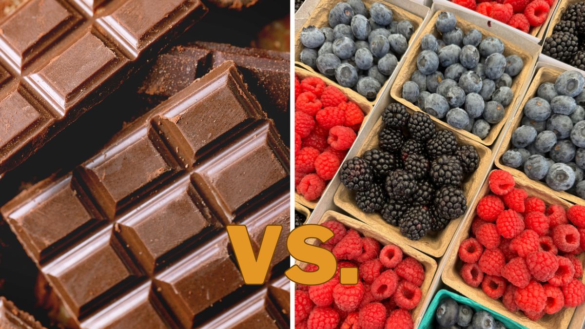 Dark Chocolate vs Berries for