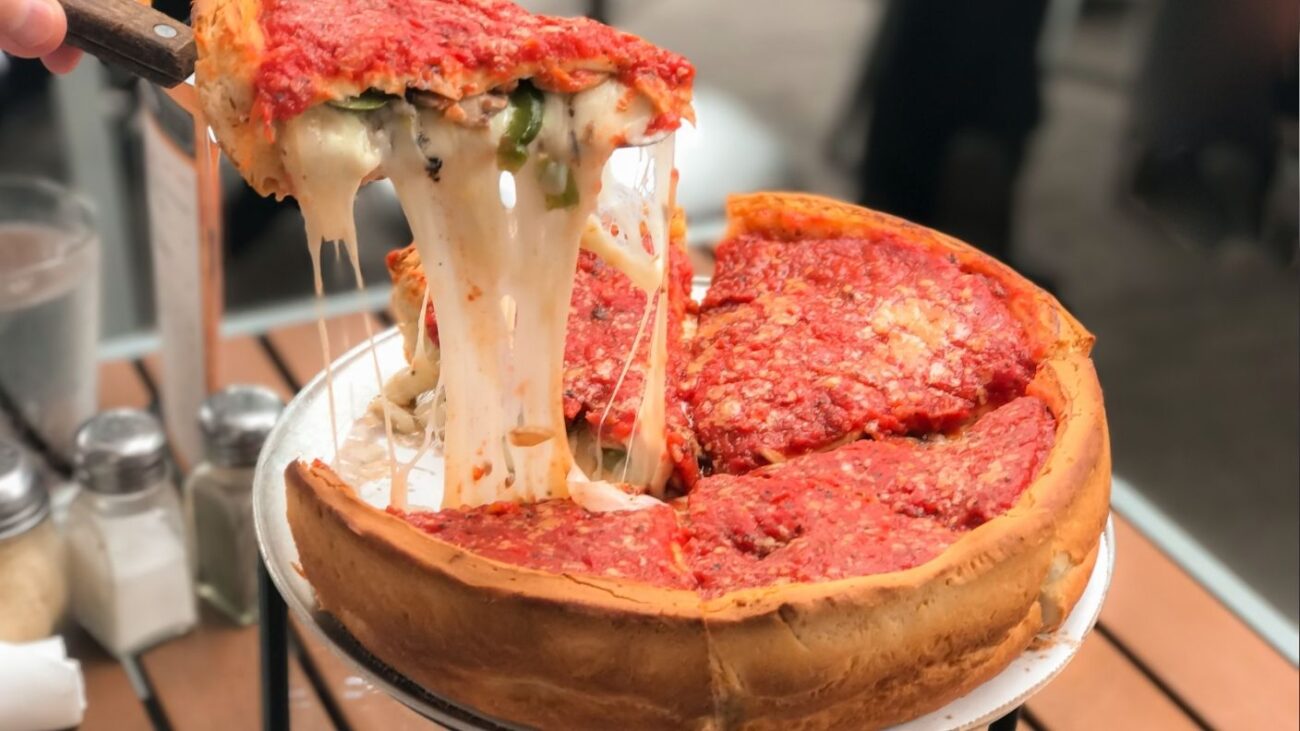 Deep Dish Pizza 1