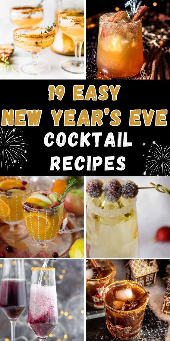 Delicious Cocktails for New Years Eve Party