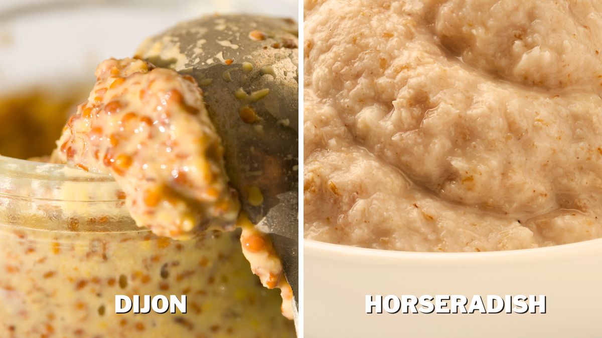 Dijon Mustard vs. Horseradish Mustard
