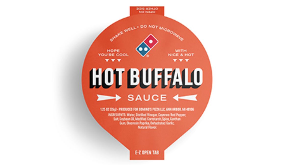 Domino's Hot Buffalo Sauce Package