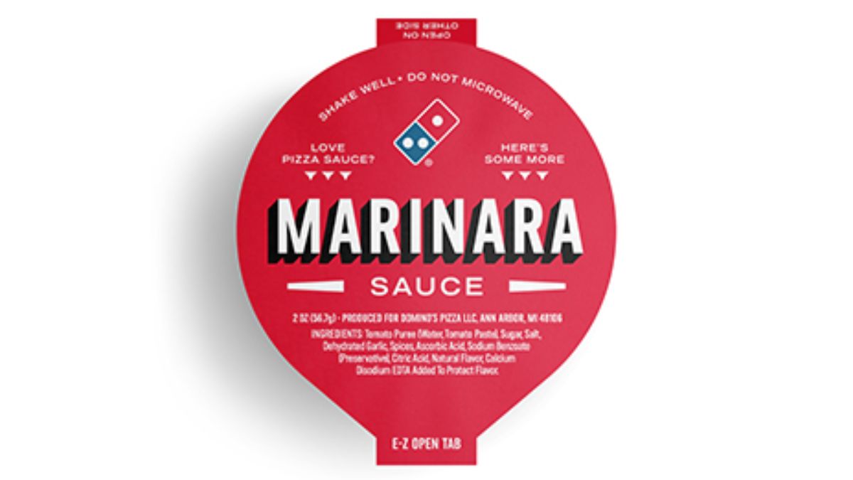 Domino's Marinara Sauce Package