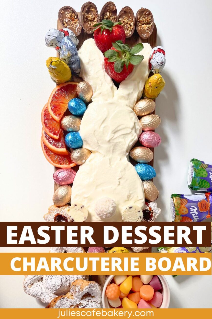 Easter Dessert Charcuterie Board pin