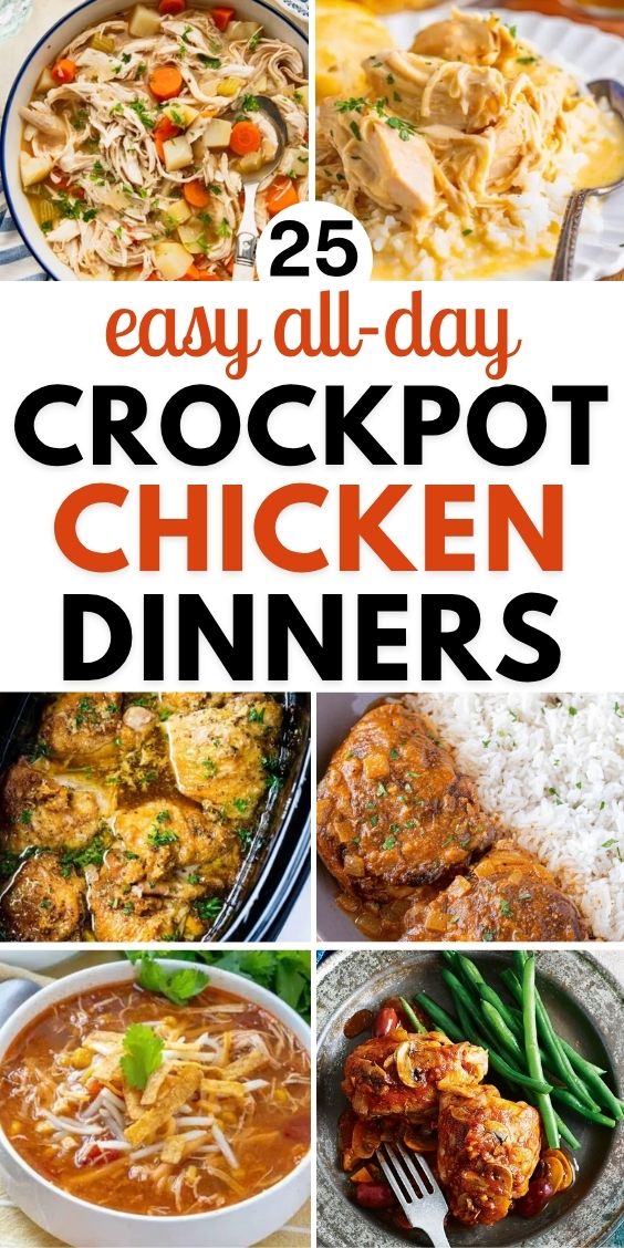 Easy All Day Crockpot Chicken Recipes