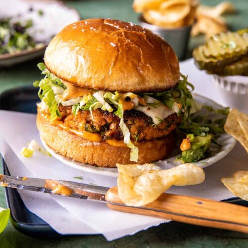 Easy Chipotle Salmon Burgers 1