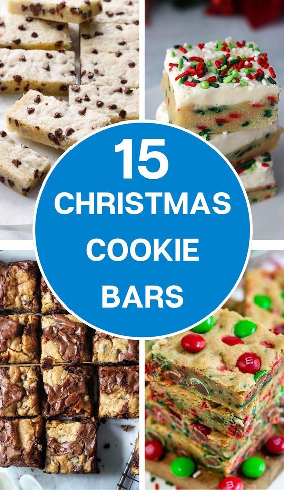 Easy Christmas Cookie Bars Recipes