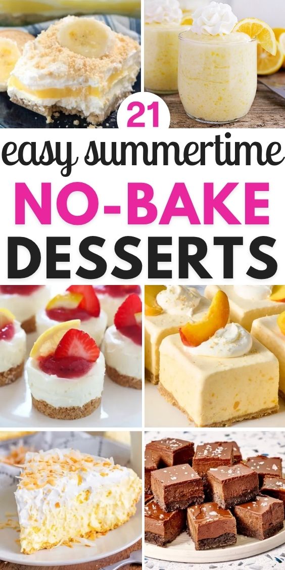 Easy Summer No Bake Desserts 1