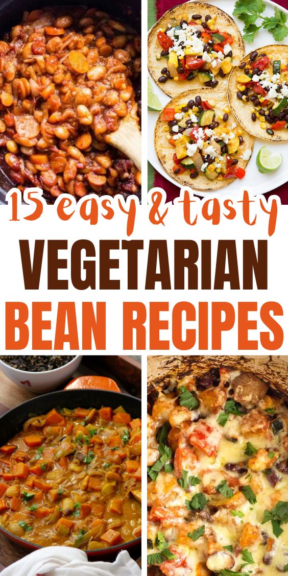 Easy vegetarian bean dishes