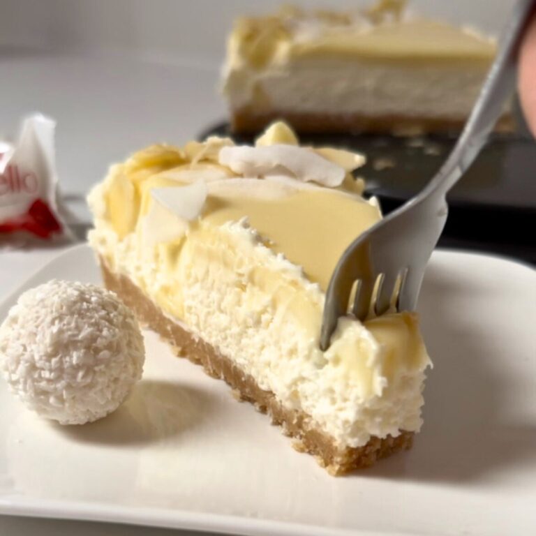 Ferrero Raffaello Cake [No-Bake Recipe]