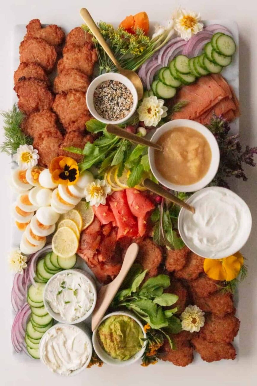 Flower Latke Board