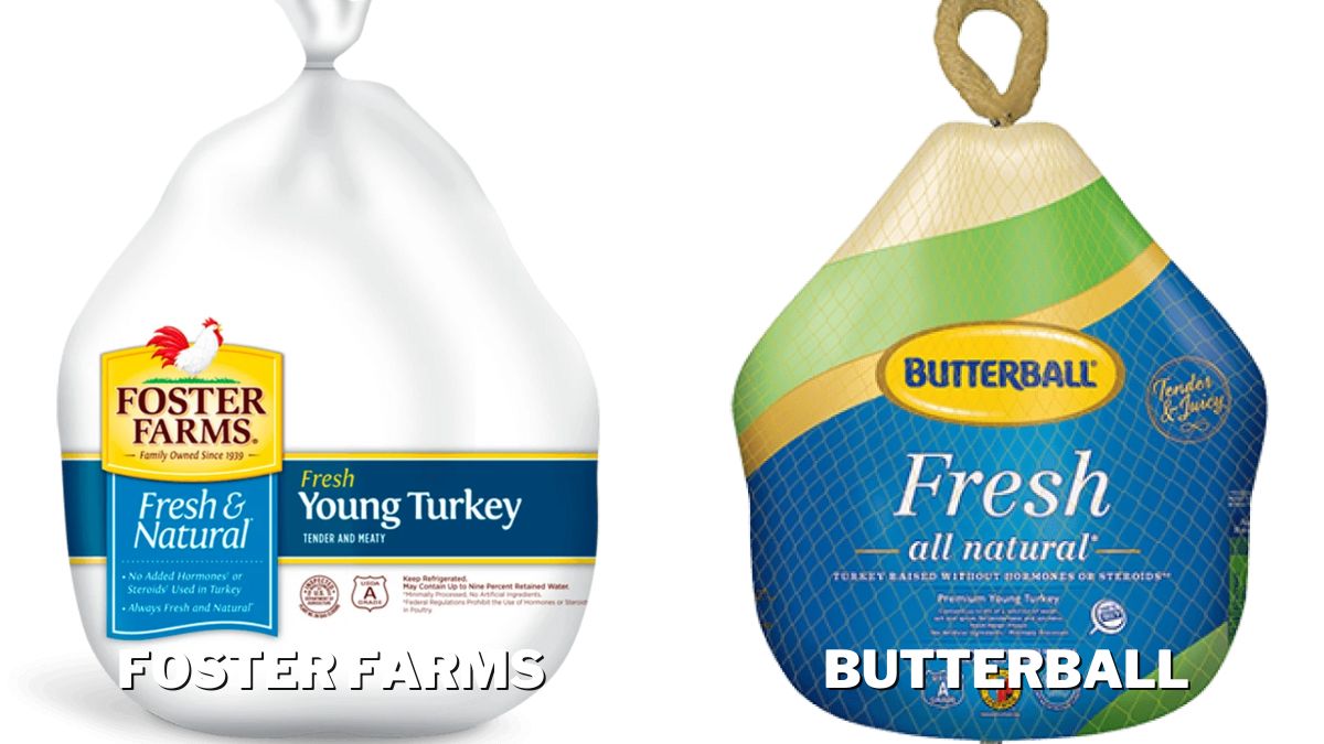 Foster Farms Turkey vs. Butterball Differences in the Packaging