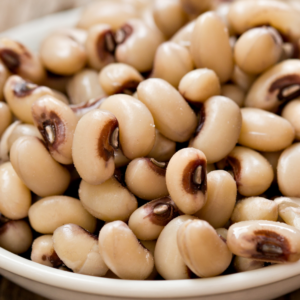 Frozen Black Eyed Peas from the Oven
