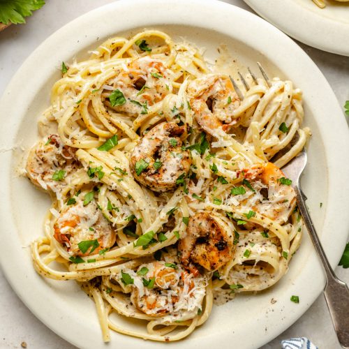 Garlic Shrimp Pasta 6