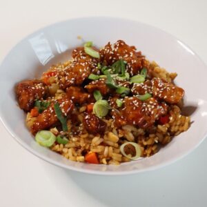 General Tso Chicken with fried rice