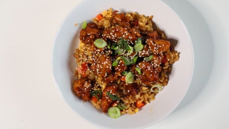 General Tso’s Chicken with Fried Rice [Recipe]