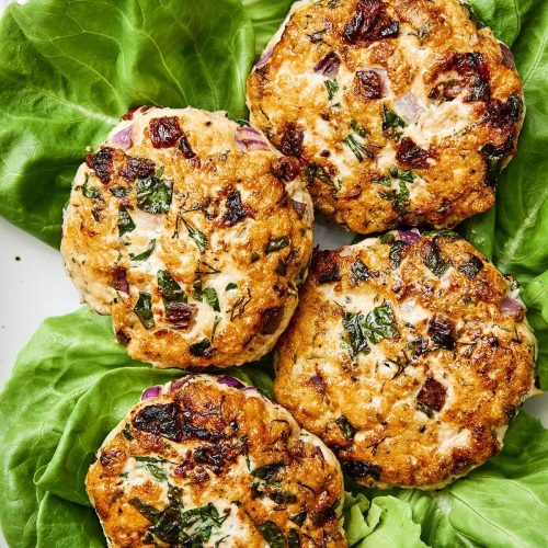 Greek Chicken Burgers 5