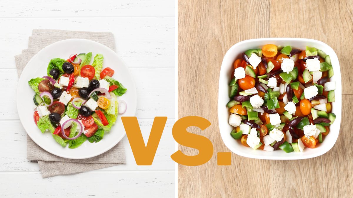 Greek Salad vs. Mediterranean Salad