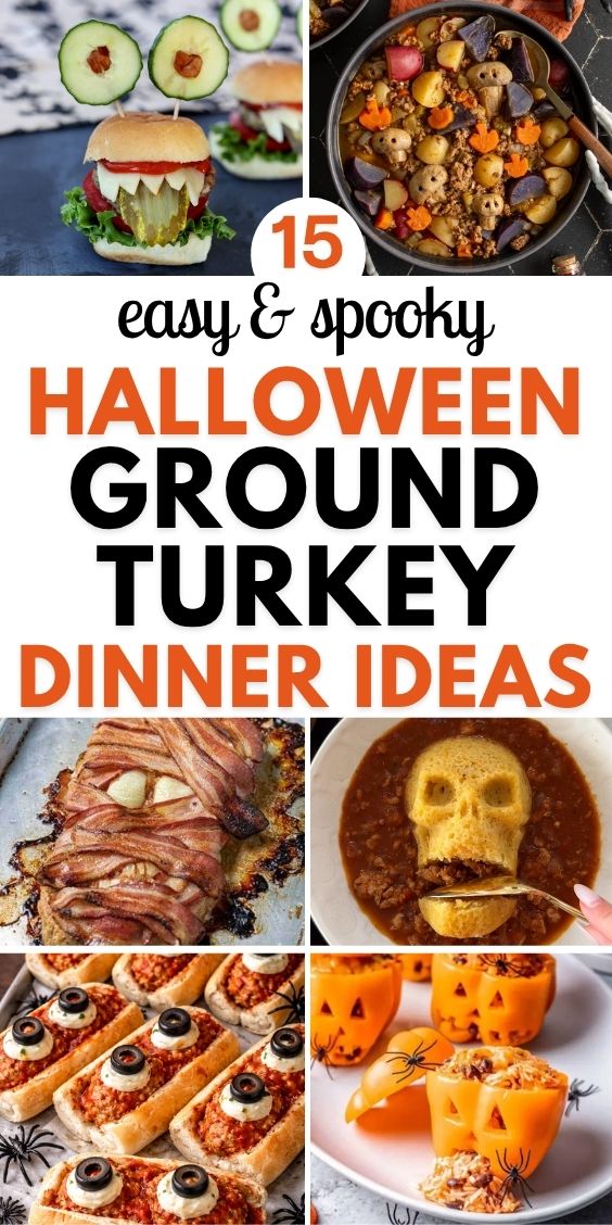 Ground Turkey Halloween DINNERS