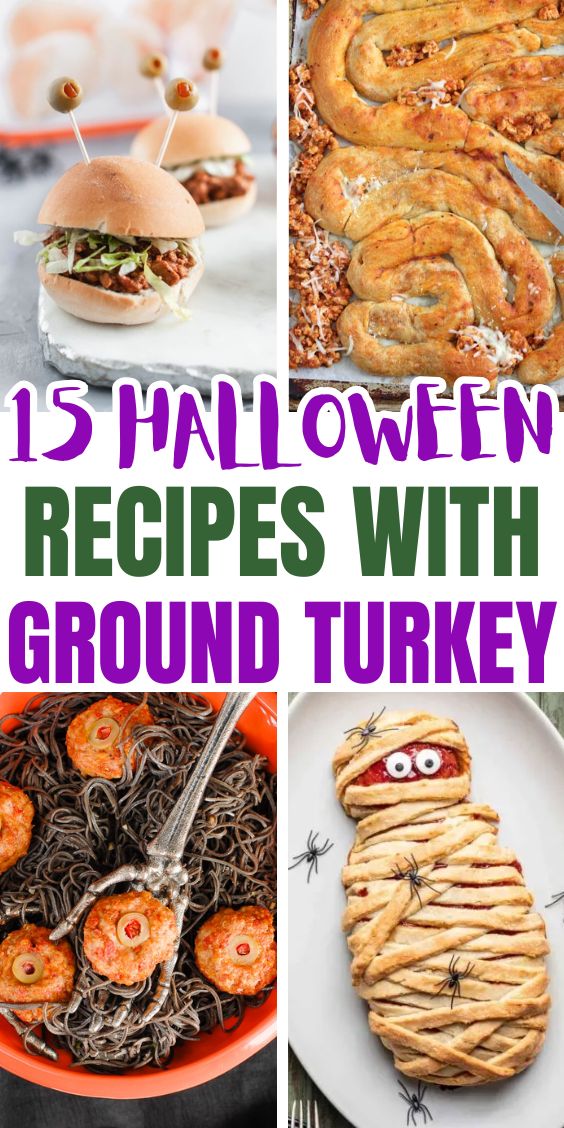Ground Turkey Halloween Recipes