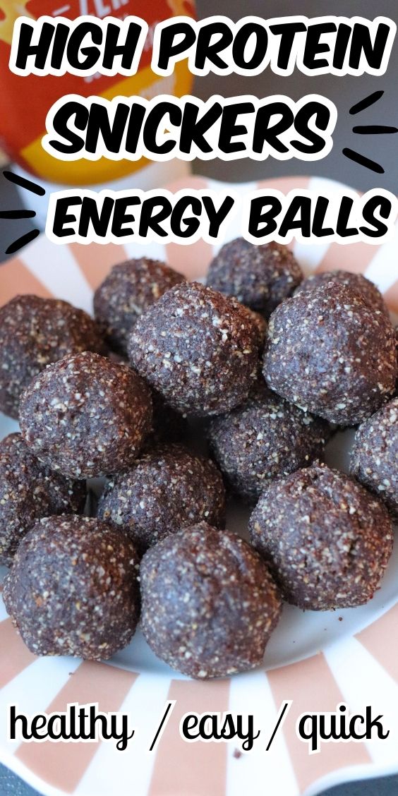 HEALTHY SNICKERS BALLS RECIPE