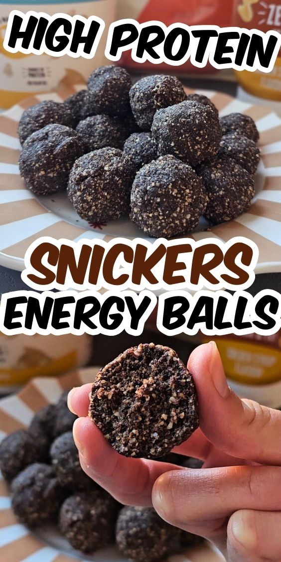 HEALTHY SNICKERS protein BALLS RECIPE